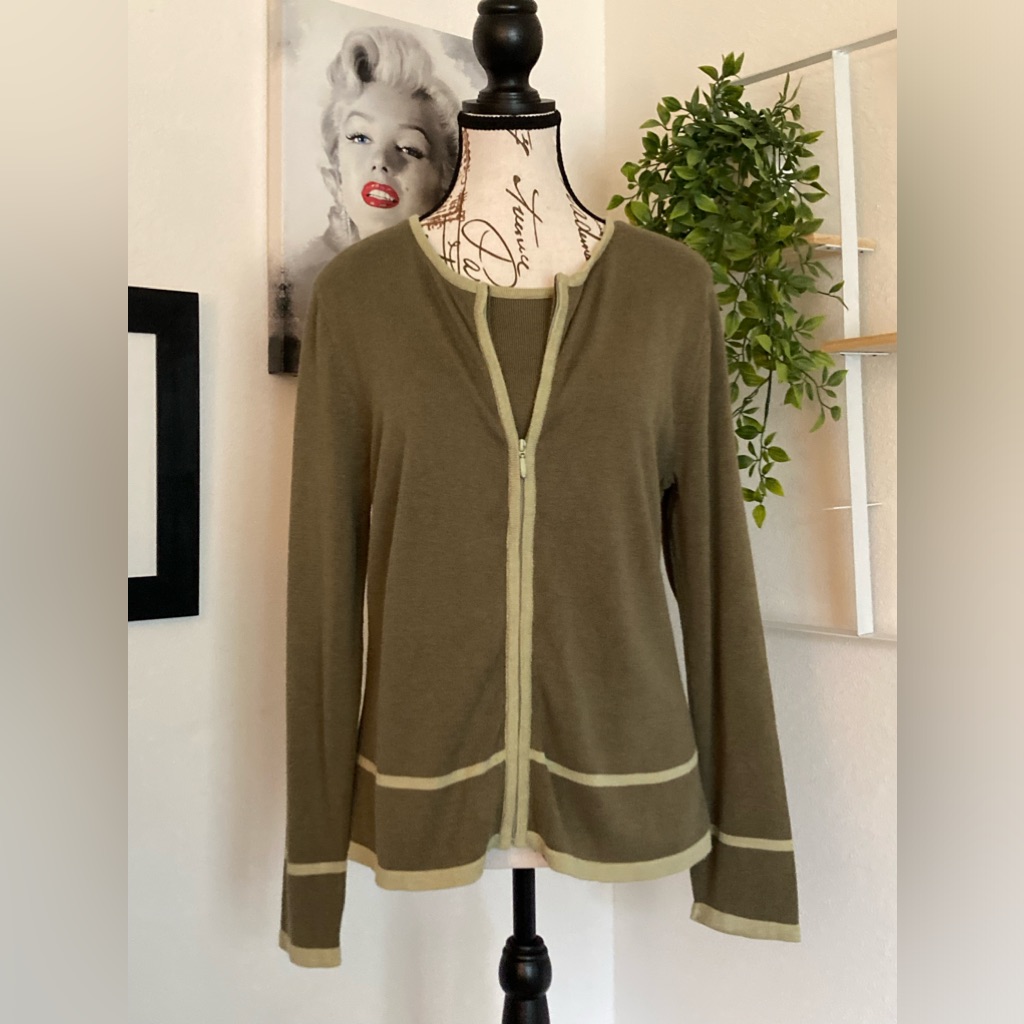 Women ’S Norton Mcnaughton Cardigan Green Med